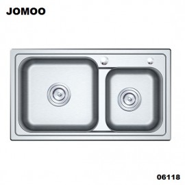 Châu bếp inox jomoo 06118-7Z-2 (700*400*196mm)