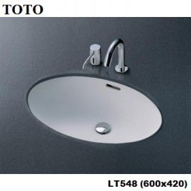 Chậu sứ âm bàn Toto LT548 (600*420mm)