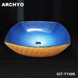 Chậu sứ đặt bàn ARCHYO 937-YY406 (420*420*130)mm
