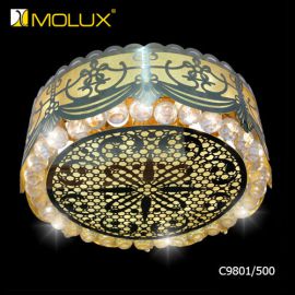 Đèn ốp trần Pha lê MOLUX C9801/Ø500mm