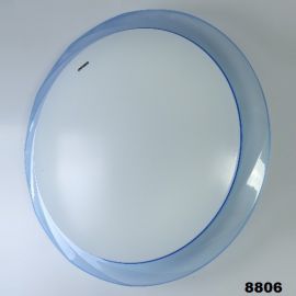 Đèn ốp trần Songshi 222-8806/C - tròn viền xanh bé