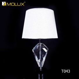 Đèn ngủ đặt bàn Pha lê Molux T043 (W420*L270*H640mm)