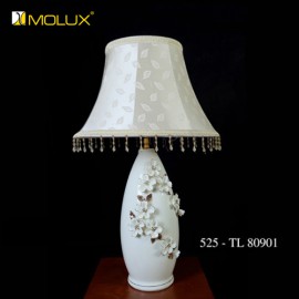 Đèn ngủ đặt bàn gốm sứ Molux 525-TL8090