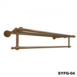 Giá khăn đồng SYFG-04 (600*240*120)mm, màu đồng