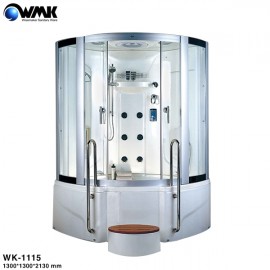 Cabin tắm Wisemaker WMK/WK-1115 Ngọc trai trắng (1300*1300*2130mm)