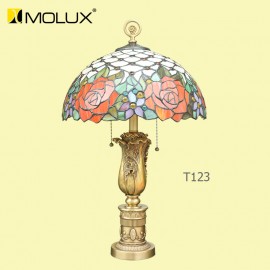 Đèn bàn đồng Tiffany Molux T123 (W400*H670mm)