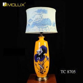 Đèn bàn gốm sứ Molux TC8705 (W400*H870mm)