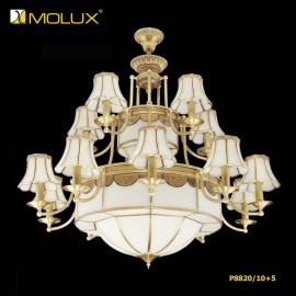Đèn chùm đồng MOLUX P8820/10+5 (Φ1150*H1200mm)