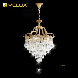 Đèn chùm đồng pha lê cao cấp MOLUX 1412/6 (Φ560*H850mm)
