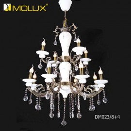 Đèn chùm gốm sứ MOLUX DM023/8+4 (Φ750*H1500mm)