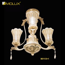 Đèn chùm tân cổ điển MOLUX 9011/3+1 (Φ590*H620mm)