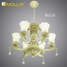 Đèn chùm tân cổ điển MOLUX 9011/6+1 (Φ800*H1000mm)