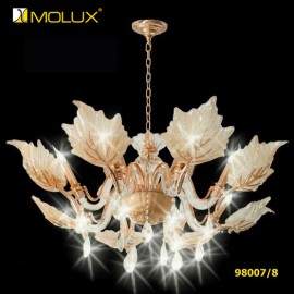 Đèn chùm tay sáng pha lê MOLUX 98007/8 (Φ1120*H600mm)