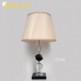Đèn ngủ đặt bàn Pha lê Molux LT1316 (W400*H700mm)