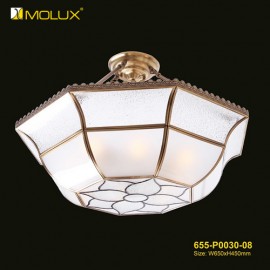 Đèn ốp trần đồng MOLUX P0030/08 (Φ650*H450mm)