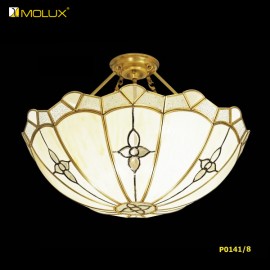Đèn ốp trần đồng MOLUX P0141 (6 bóng/ 8 bóng)