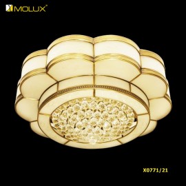 Đèn ốp trần đồng Molux X0771-21 (W850*H300mm)