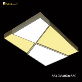 Đèn ốp trần hiện đại led MOLUX 8542 (8542/S-500*500, 8542/M- 850*650mm)