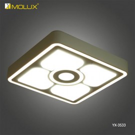 Đèn ốp trần hiện đại led MOLUX YX - 3533 (W730*L730; W580*L580mm)