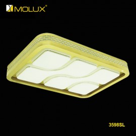 Đèn ốp trần hiện đại led MOLUX YX - 3598 (W930*L660; W550*L550mm)