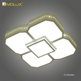 Đèn ốp trần hiện đại led MOLUX YX3380-96W (W600*L600mm)