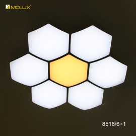 Đèn ốp trần led hiện đại MOLUX 8518 ( 8518/7-790*750; 8518/10-1050*750mm)