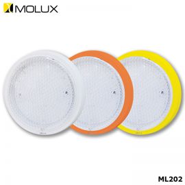 Đèn ốp trần led nhựa MOLUX ML202 (Ø210, Ø250, Ø310mm)