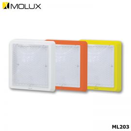 Đèn ốp trần led nhựa MOLUX ML203 (W190*L190, W230*L230, W270*L270mm)