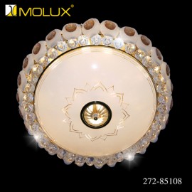 Đèn ốp trần pha lê Molux 85108