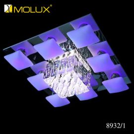 Đèn ốp trần pha lê MOLUX 8932 vuông (W750*L750mm)