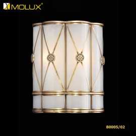 Đèn ốp tường đồng MOLUX B0005-02 (W250*H300mm)