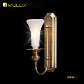 Đèn ốp tường đồng MOLUX B0054-1B (W130xH480mm)