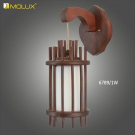 Đèn ốp tường gỗ MOLUX 6789/1w (W200*L200*H320mm)