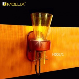 Đèn ốp tường gỗ MOLUX H002/1 (W130*L160*H380mm)