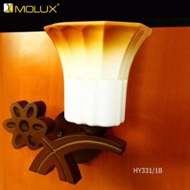 Đèn ốp tường gỗ MOLUX HY331/1B (W250*L150*H250mm)