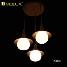 Đèn thả bàn ăn hiện đại Molux 2902/3 (W250*H800mm)
