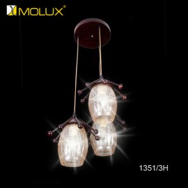Đèn thả gỗ Molux 1351/3H (W240*H940mm)