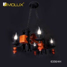 Đèn thả gỗ Molux 6356-4H (W380*L620*H800mm)