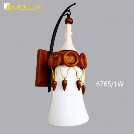Đèn tường gỗ MOLUX 6765/1W (160x450x260mm)