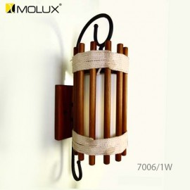 Đèn tường gỗ MOLUX 7006/1W (W140*l240*H500mm)