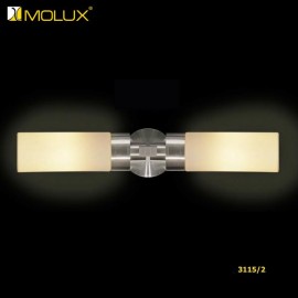 Đèn tường Inox hiện đại MOLUX 3115/2 (W420*L80*H110mm)