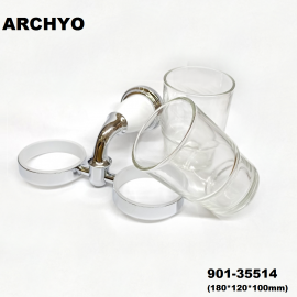 Bộ cốc gắn tường đôi ARCHYO 901-35514, (180*120*100mm)